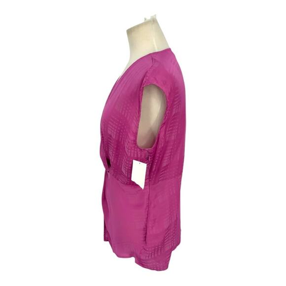 Halogen Twist Front Top In Pink Rosebud Size Medium NWOT $59 MSRP - Picture 5 of 8